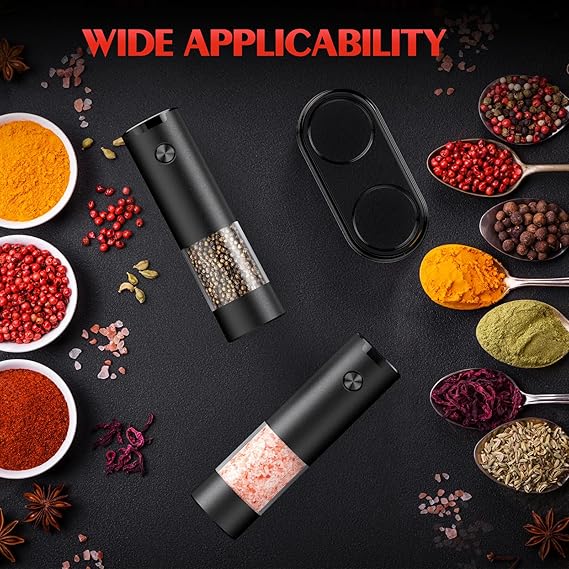 Electric Salt and Pepper Grinder Set – Modern Convenience for Every Kitchen